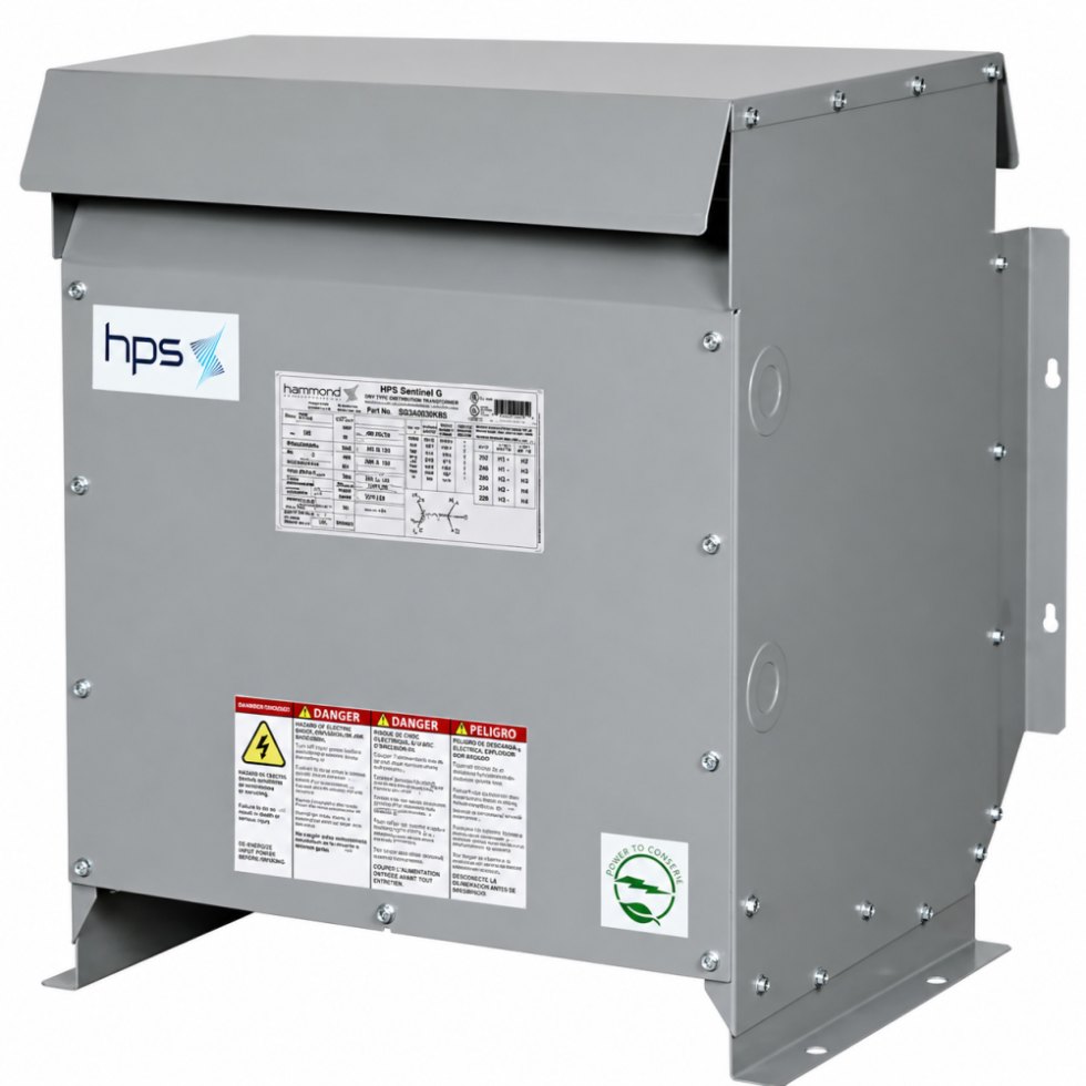 Hammond Power Solutions 30 kVA Three Phase Dry Type Transformer: 480V - 120, 208YV (SG3A0030KB0C)