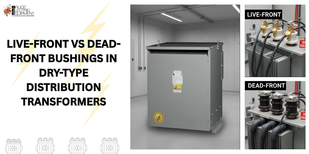 Live-Front vs Dead-Front Bushings in Dry-Type Distribution Transformers | Bruce Electric Equipment Corp. Live-Front vs Dead-Front Bushings