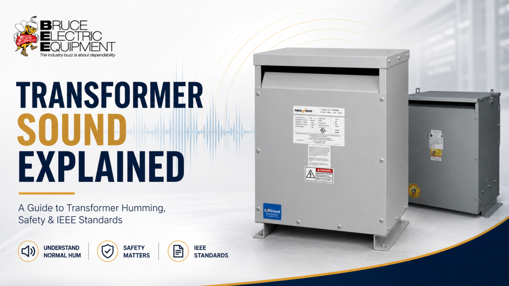 Transformer Sound - A Guide to Transformer Humming, Safety and IEEE Standards | Bruce Electric Equipment Corp. Transformer Sound – A Guide to Transformer Humming Safety and IEEE Standards