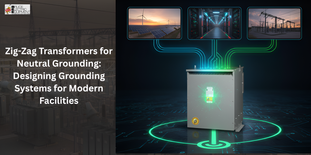 Zig-Zag Transformers for Neutral Grounding: Designing Grounding Systems for Modern Facilities | Bruce Electric Equipment Corp. Zig-Zag Transformers for Neutral Grounding