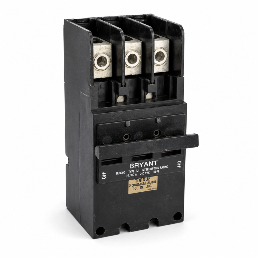 Bryant BJ3200 200 Amp 3 Pole Circuit Breaker: 240V