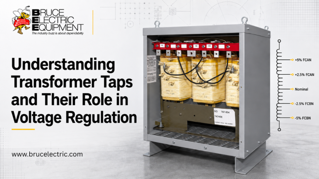 Understanding Transformer Taps and Their Role in Voltage Regulation | Bruce Electric Equipment Corp. Transformer Taps and Their Role
